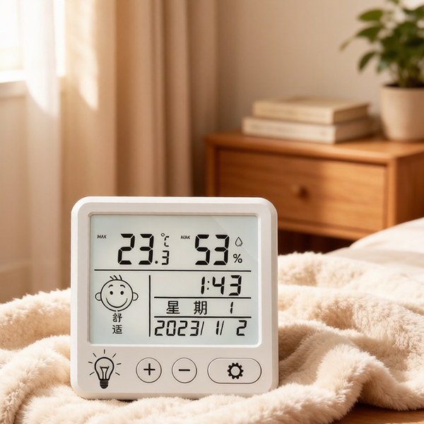 Precision Electronic Clock with Thermometer & Hygrometer