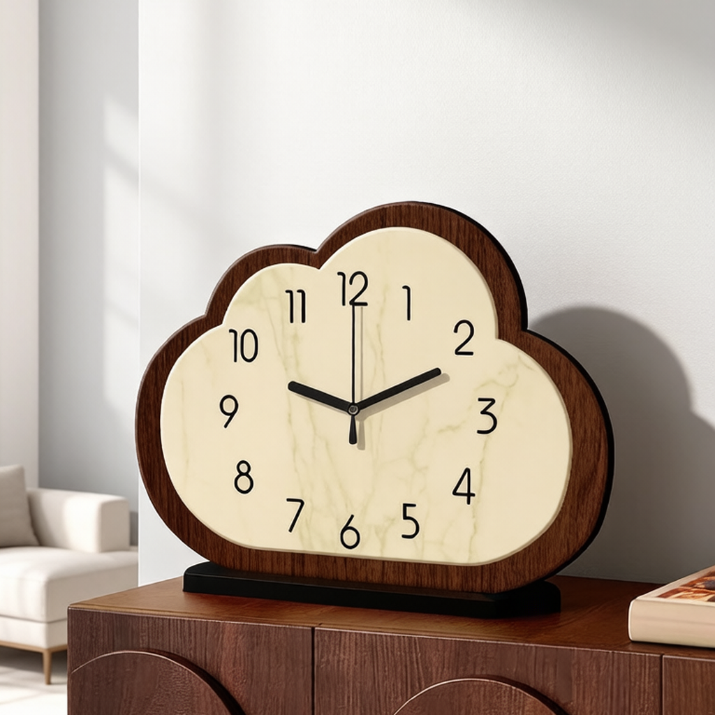 Cloud Vintage Desk Clock