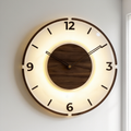 Wood Transparent Radio-Controlled Clock