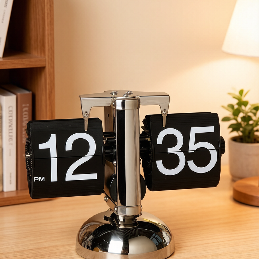 European Auto Flip Clock
