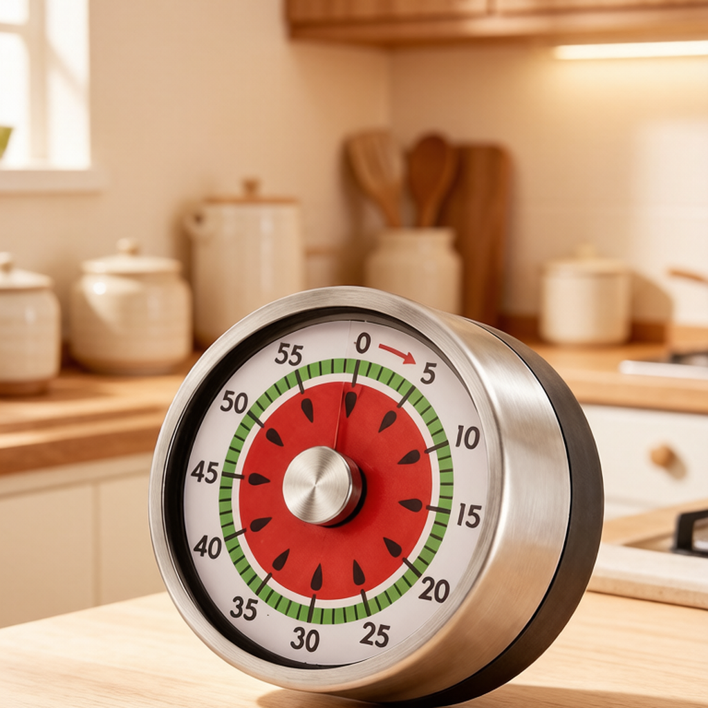 Magnetic Watermelon Mechanical Timer