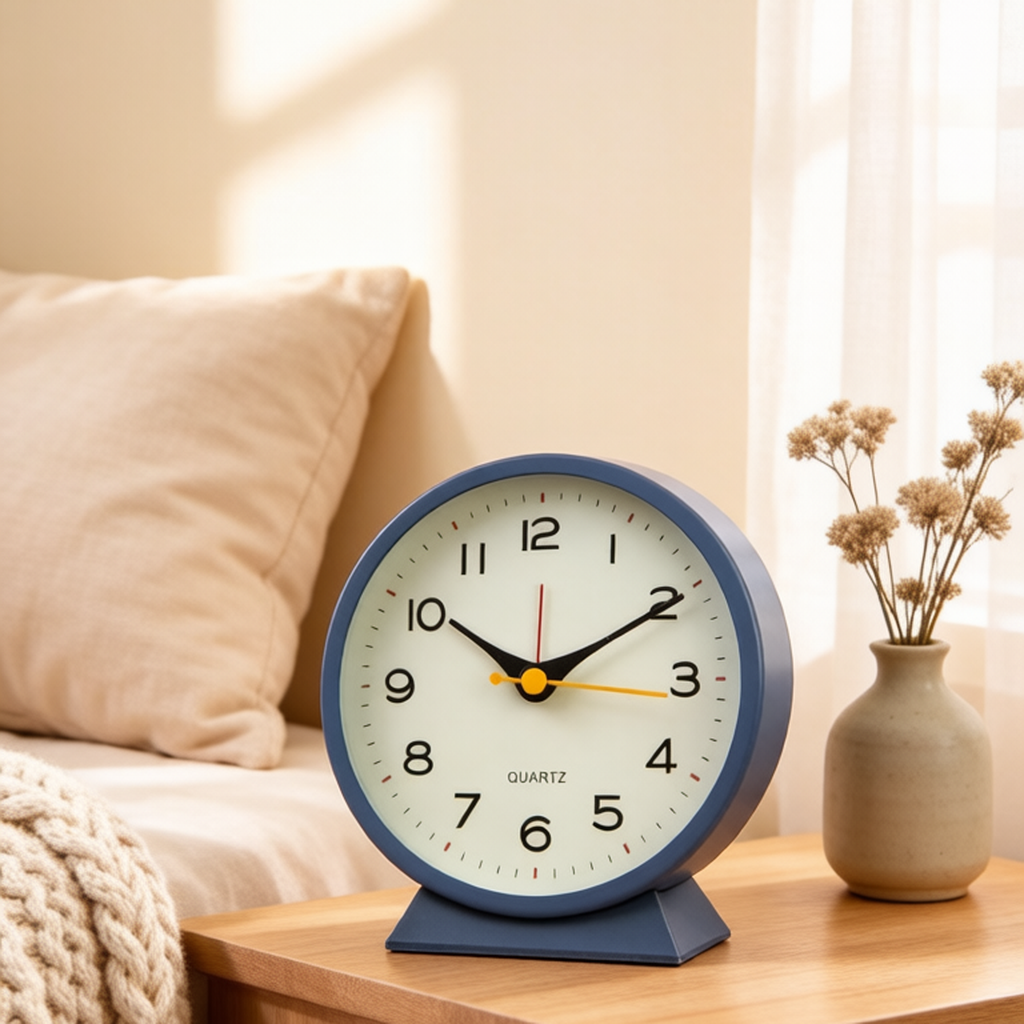 Minimal Metal Alarm Clock