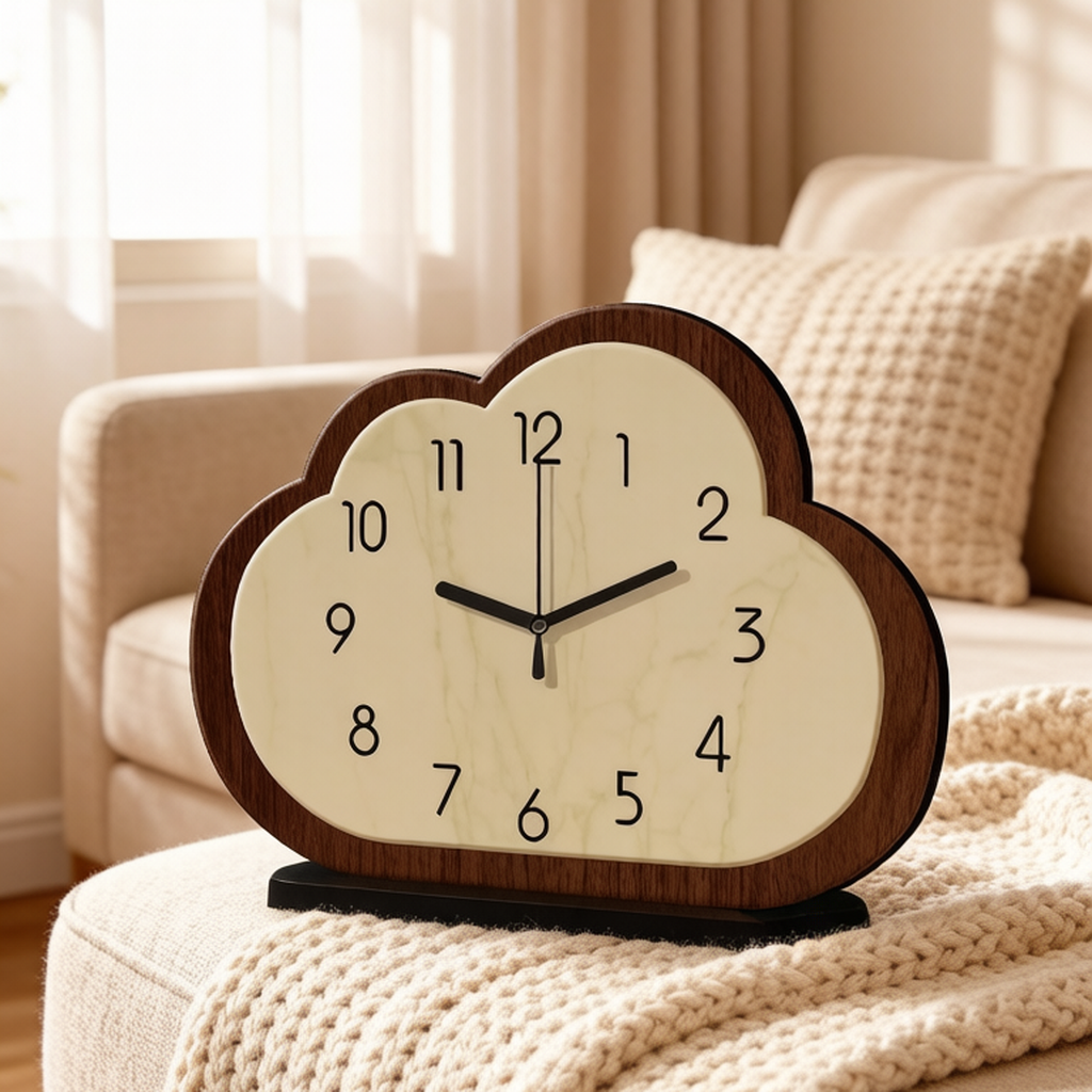 Cloud Vintage Desk Clock